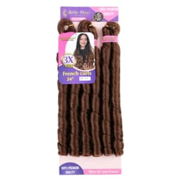 French Curly Braiding Hair Synthetic Wavy Hair Bundles Extensions Loose Weave Bundles 24 Inch 3pcs/Pack French Curly Braid Hairs