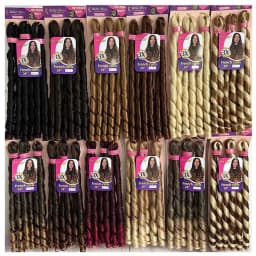 French Curly Braiding Hair Synthetic Wavy Hair Bundles Extensions Loose Weave Bundles 24 Inch 3pcs/Pack French Curly Braid Hairs