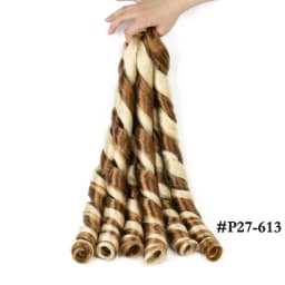 French Curly Braiding Hair Synthetic Wavy Hair Bundles Extensions Loose Weave Bundles 24 Inch 3pcs/Pack French Curly Braid Hairs