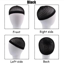 1/3pcs Mesh Wig Cap Highly Elastic Hair Net Stretch Open Ended Fishnet Hair Nets For Wigs Wig Accessories Beige Hairnets