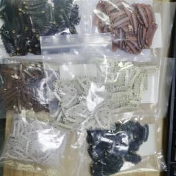 20 Pcs/50 Pcs/100 Pcs Hair Extension Clips 23/28/32mm Soft Rubber Metal Snap Wig Accessories for Women Men in 3 Colors