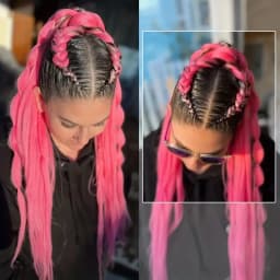 WIGSIN 20Inch Synthetic Pre Stretched Yaki Ez Box Braiding Hair for Women Hair Extension