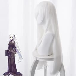 Echidna Cosplay Wigs RE: ZERO Starting Life in Another World Boku White Long Straight Hair