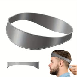 1pc/2pcs Hair Cutting Positioning Comb Flat Top Comb, Neckline Shaving Template And Hair Trimming Guide Headband