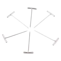 50/100Pcs 27/32/38/45/50MM T Pin Needles Wig Making T Pins for Blocking Knitting Assorted Sizes T-Pins Stainless Steel