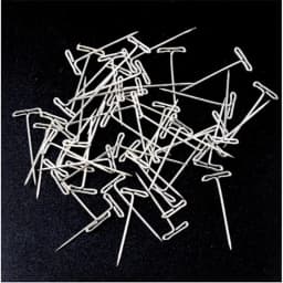 50/100Pcs 27/32/38/45/50MM T Pin Needles Wig Making T Pins for Blocking Knitting Assorted Sizes T-Pins Stainless Steel