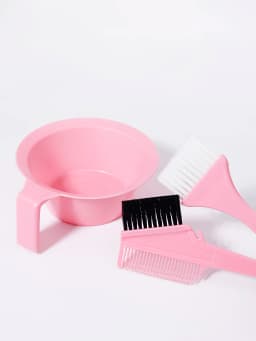 3pcs Hair Dye Set, Professional Hair Dye Brush, Hair Dye Bowl, Suitable for Hair Salons, Special for Real Hair Wigs