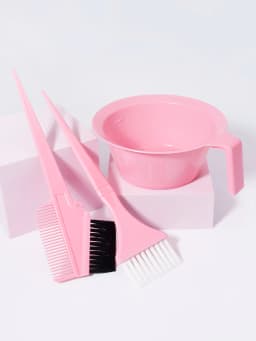 3pcs Hair Dye Set, Professional Hair Dye Brush, Hair Dye Bowl, Suitable for Hair Salons, Special for Real Hair Wigs