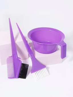 3pcs Hair Dye Set, Professional Hair Dye Brush, Hair Dye Bowl, Suitable for Hair Salons, Special for Real Hair Wigs