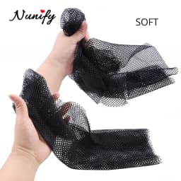 Nunify 1Pcs/Lot Black Color Hairnets Women Hair Toupees Stretch Lace Wig Net Hair Weaving Nets For Hair Weft Hair Net Online