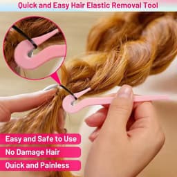 10 pcs Hair Elastic Rubber Bands Cutter Tool – Easy To Use, Pain Free, No Hair Damage – Cutter Tool for