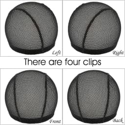 Wig Cap Black Crochet Wig Caps Stretchable Mesh Wig Caps Non Slip Hair Nets Weaving Cap for Making and Keeping Wig