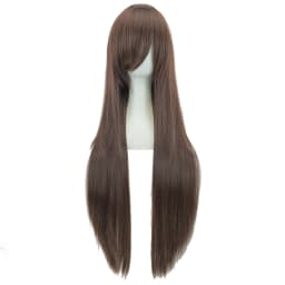 Synthetic Hair Brown Long Cosplay Wigs Straight Wig Chitanda Eru Anime Hair Pieces Costume Wig