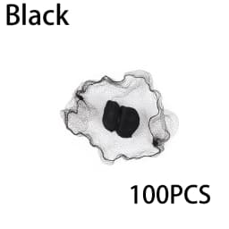 10/20/100Pcs Nylon Hair Net for Bun Black Blonde Brown 5mm Durable Mesh Hair Styling Tool for Wigs Hair Net for Hair Style