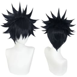 Jujutsu Kaisen Fushiguro Megumi Cosplay Wig Synthetic Short Straight Wig Anime Coser Cute Girl High Quality Wig Halloween Party