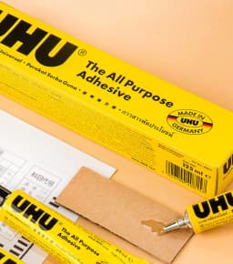 7ml/20ml/35ml/60ml German UHU Soft Clear Glue Strong Adhesive For Wig Lace Fabric Leather Wood Metal Paper Ceramic DIY Craft