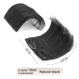 Synthetic 2 pieces/set of wig pads, hair extensions, opening and top replacement pieces, replacement artifact