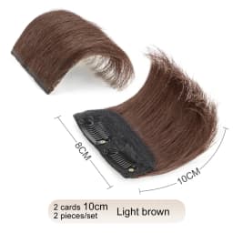 Synthetic 2 pieces/set of wig pads, hair extensions, opening and top replacement pieces, replacement artifact