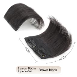 Synthetic 2 pieces/set of wig pads, hair extensions, opening and top replacement pieces, replacement artifact