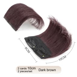 Synthetic 2 pieces/set of wig pads, hair extensions, opening and top replacement pieces, replacement artifact