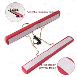 ARLANY Wooden Hair Extensions Hanger Double Side Storage Holder for Hairpieces Pants Hanger for Clothes Pants Carrier Wig Holder