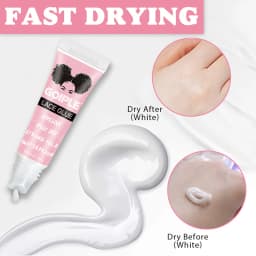 GOIPLE 15ml Wig Lace Glue Fast Dry Strong Hold Super Bonding Invisible Waterproof Adhesive For Wigs Synthetic Hair Bonding Glue