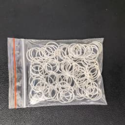 100Pcs 12mm Golden/Sliver/Rose Red Color Hair Rings Hair Clips Loop for Women Girls DIY Hair Accessories Dreadlock