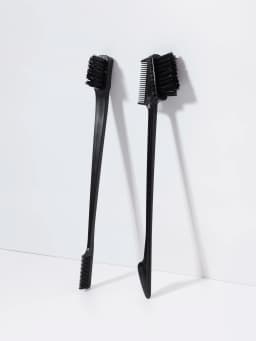 2pcs edge control brushes, suitable for hair edge and eyebrow styling in women,special for real hair wigs