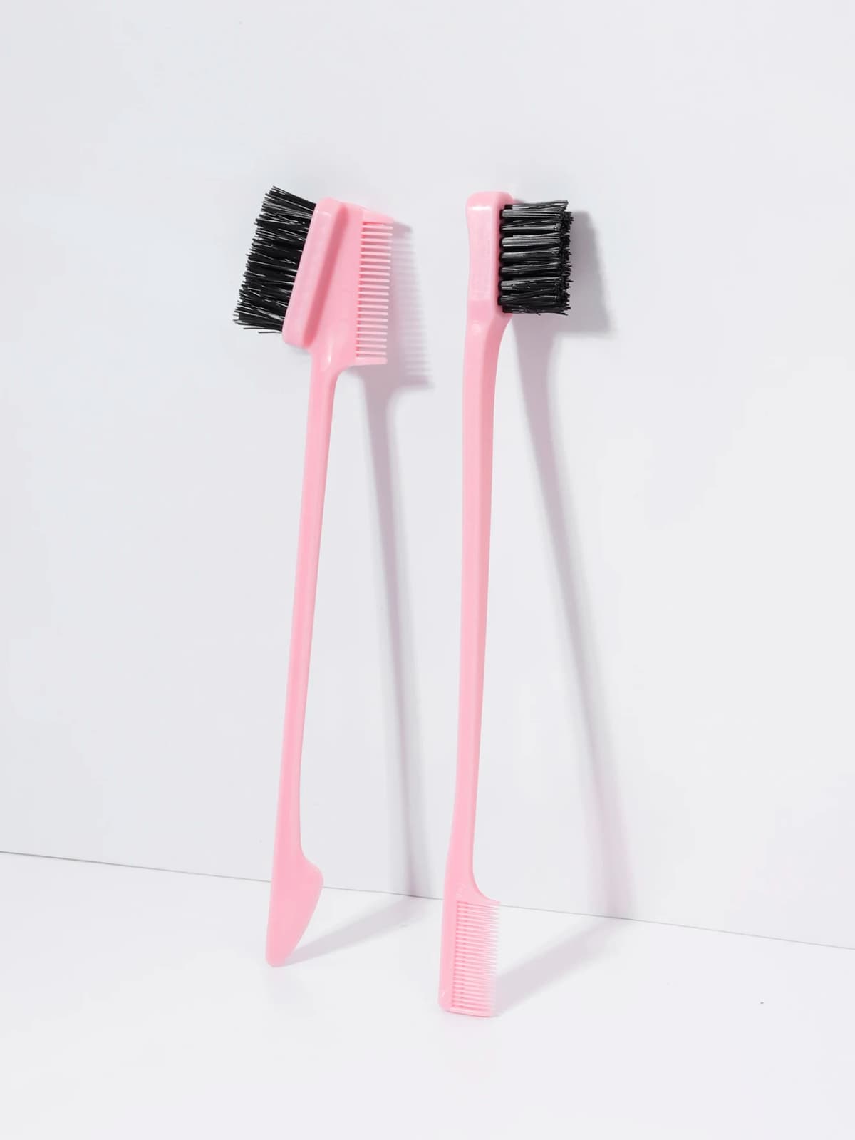 2pcs edge control brushes, suitable for hair edge and eyebrow styling in women,special for real hair wigs