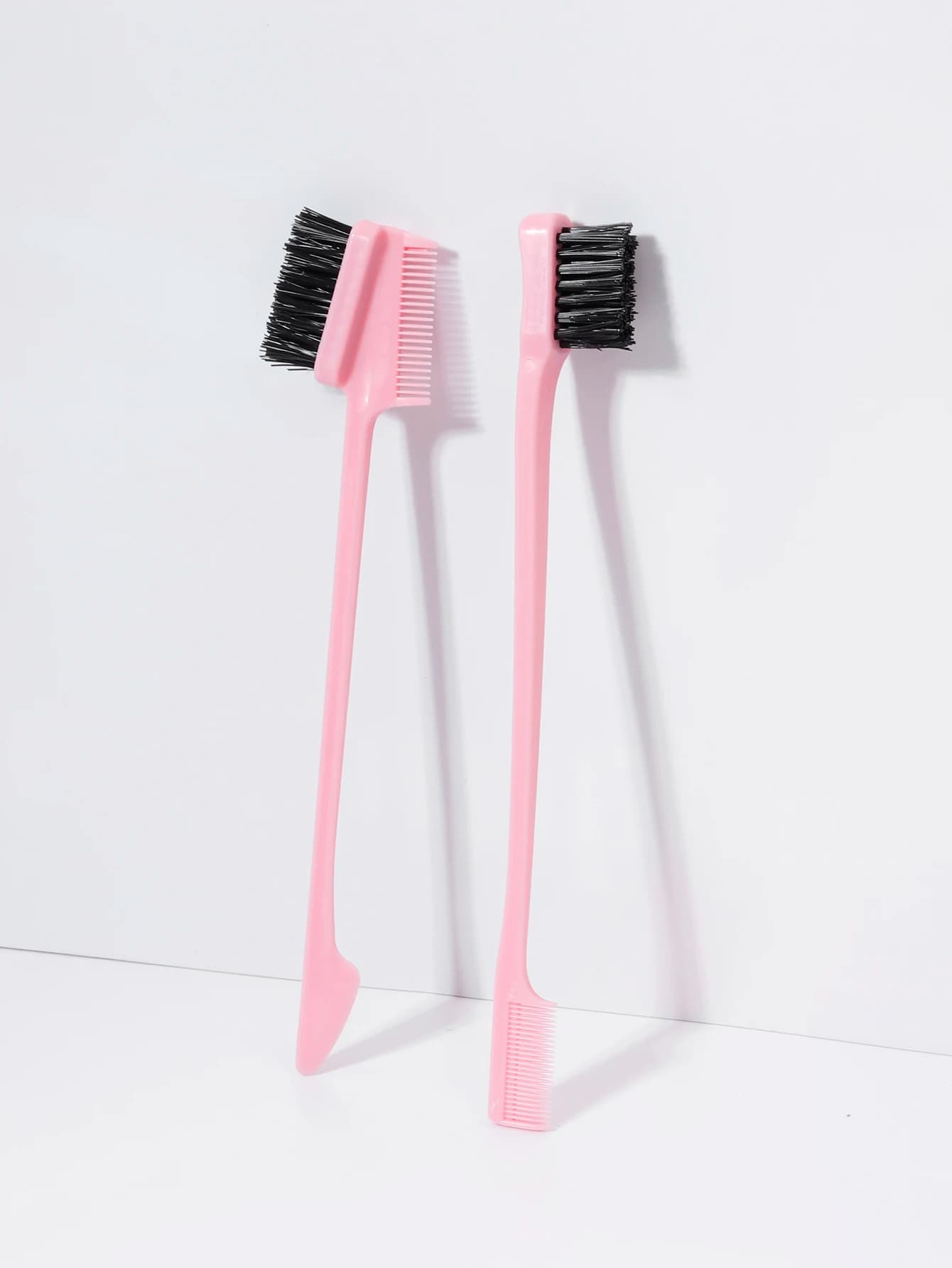 2pcs Edge Control Brushes, Suitable for Hair Edge and Eyebrow Styling in Women, Special for Real Hair Wigs