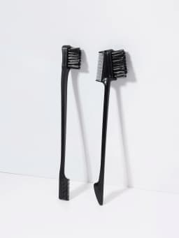 2pcs edge control brushes, suitable for hair edge and eyebrow styling in women,special for real hair wigs