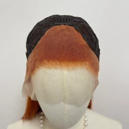 Orange Lace Front Wig for Women Ginger 26 Inch Long Straight 13*4 Lace Wigs Synthetic Lace Wigs Natural Looking Cosplay Peluca