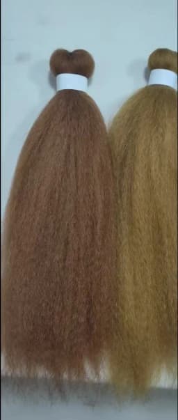3PCS Vixen Bundles Crochet Hair 26Inch Synthetic Pre-stretched Braids Hair Extensions Kanekalon Yaki Straight Pony Hair Bundles