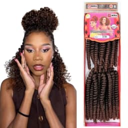 Havanna Curl Braids 8 Inch Synthetic Short Spring Twist Crochet Hair Pre Twisted Braids Hair Extensions for Women 235g/packs