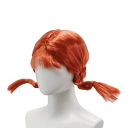 Orange Neat Bangs Anti-Warped Braid Synthetic Wig | Wig Suitable for Anime Elf Role-Playing
