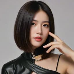 Short Bob Hairstyle Synthetic Wig for Halloween Party Cosplay Role-Playing Wig Daily High-Temperature Hair Accessory Set