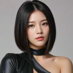 Short Bob Hairstyle Synthetic Wig for Halloween Party Cosplay Role-Playing Wig Daily High-Temperature Hair Accessory Set