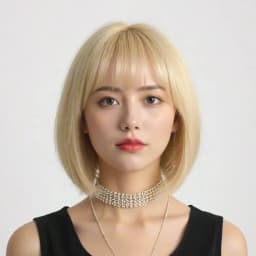 Short Bob Hairstyle Synthetic Wig for Halloween Party Cosplay Role-Playing Wig Daily High-Temperature Hair Accessory Set