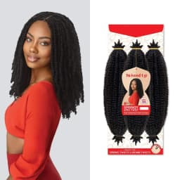 3X Springy Afro Twist Synthetic Braid 16/24inch Short Soft Afro Twist Crochet Braiding Hair Natural Hairstyles For Black Women