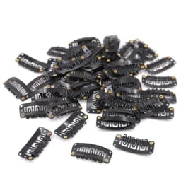 10/30/50PCS Clip In Hair Extension Wig Clips For Human Hair Bangs Snap Hair Clips For Extensions Metal Comb For Closure