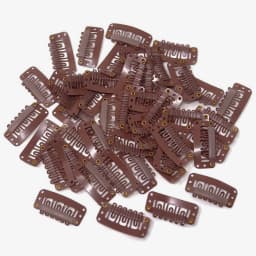 10/30/50PCS Clip In Hair Extension Wig Clips For Human Hair Bangs Snap Hair Clips For Extensions Metal Comb For Closure