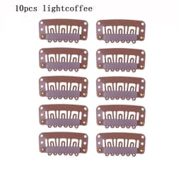 10/30/50PCS Clip In Hair Extension Wig Clips For Human Hair Bangs Snap Hair Clips For Extensions Metal Comb For Closure