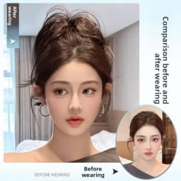 Short Curly Synthetic Claw Clip Ponytail Hair Extensions For Women High Top Bun Ponytail Hairpiece High Temperature Fiber Tail