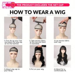 WTB Pink Highlighted Synthetic Lolita Wig for Women Long Straight with Bangs Suitable for Everyday Wear Holidays and Cosplay
