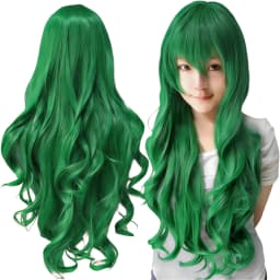 Synthetic Bright Pink Cosplay Wig Lolita Hair Curly Hitori Gotoh Anime Wig Hairpiece Yuno Gasai Halloween Costume Wig