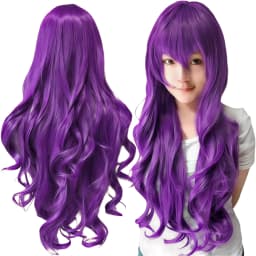 Synthetic Bright Pink Cosplay Wig Lolita Hair Curly Hitori Gotoh Anime Wig Hairpiece Yuno Gasai Halloween Costume Wig