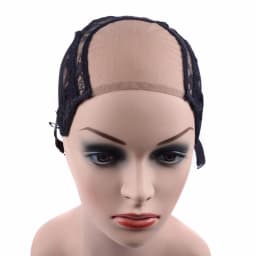 4"*4" U Part Wig Caps With Lace Net For Making Wigs With Adjustable Straps Glueless Weaving Caps Mesh Wig Cap