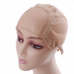 4"*4" U Part Wig Caps With Lace Net For Making Wigs With Adjustable Straps Glueless Weaving Caps Mesh Wig Cap