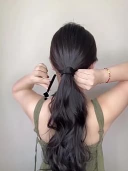 Vitality Synthetic Wig Ponytail Long Wavy Ponytail Hair With High Elasticity Rubber Band Heat Resistant Hairpiece For Daily Use