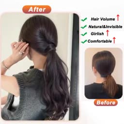 Vitality Synthetic Wig Ponytail Long Wavy Ponytail Hair With High Elasticity Rubber Band Heat Resistant Hairpiece For Daily Use